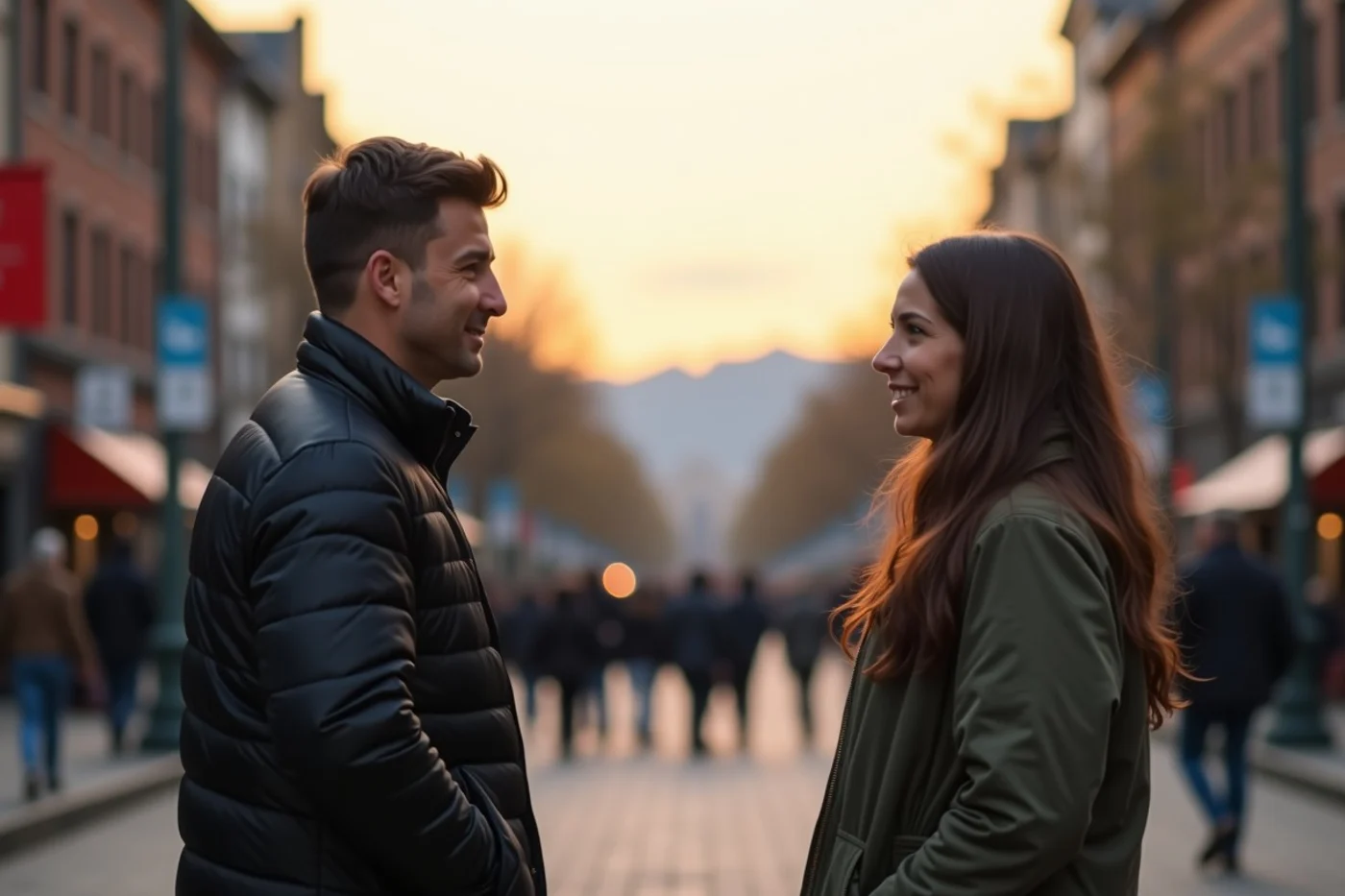 Volunteering can create meaningful contact without promising romantic results - supporting editorial photograph