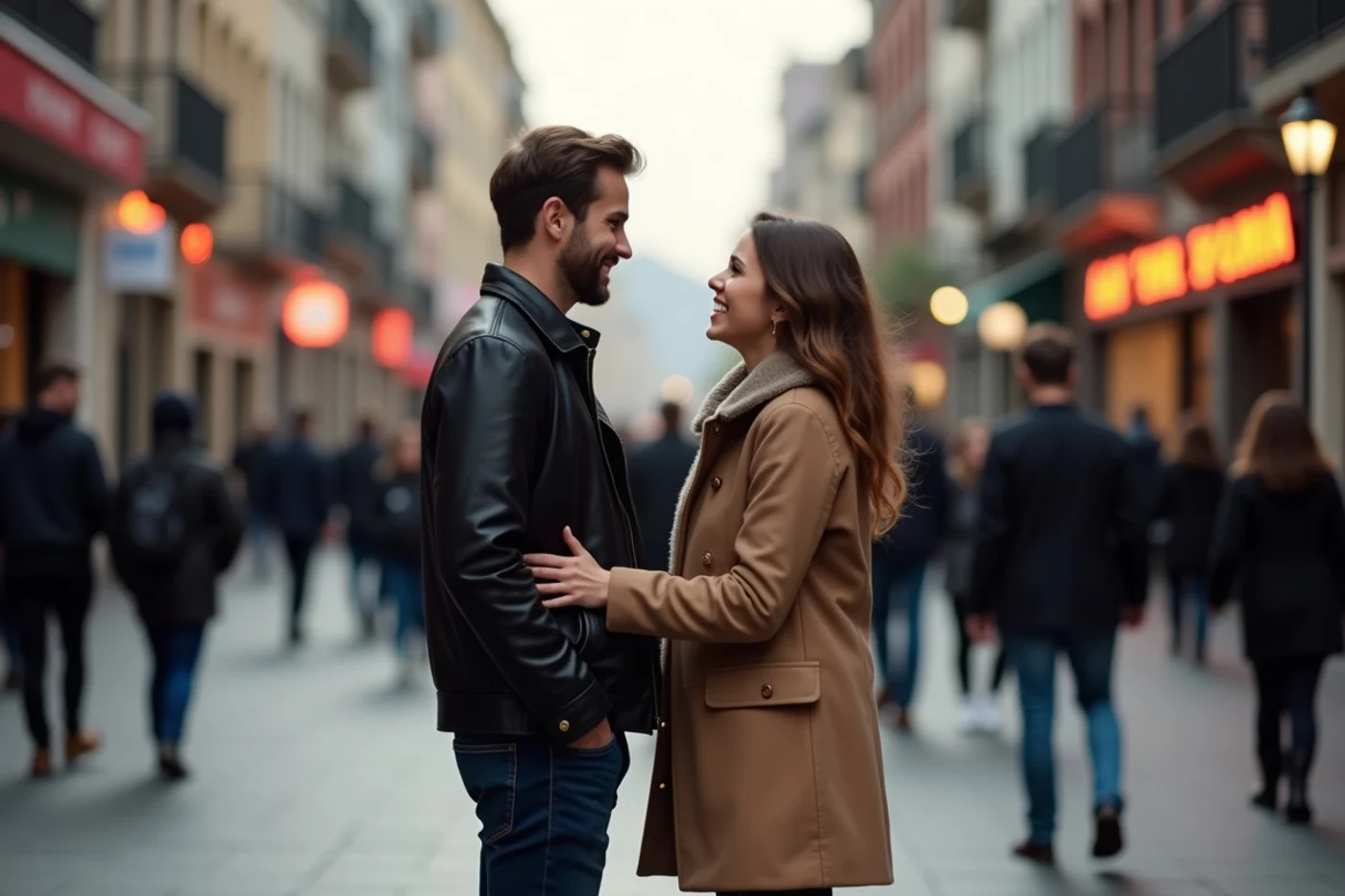 Separate ordinary friendliness from possible romantic interest - supporting editorial photograph