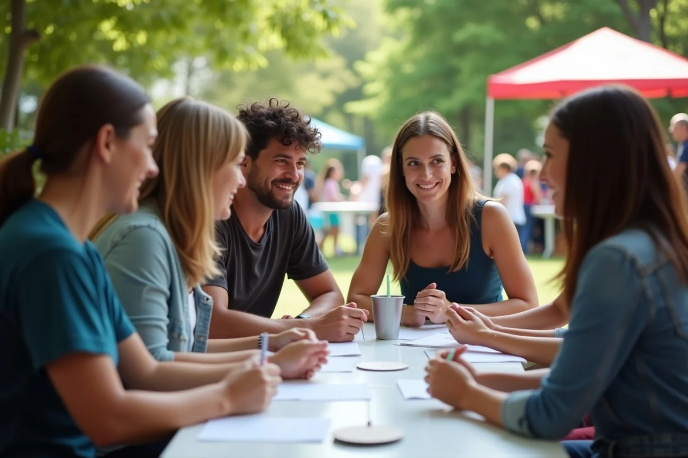 How to Make Friends While Volunteering - editorial photograph