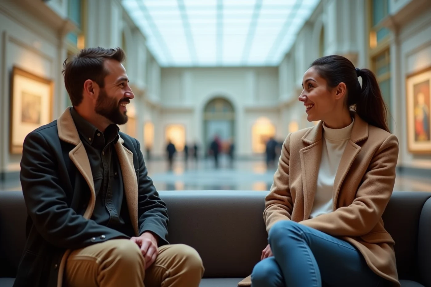 Why museums can create natural openings for conversation - supporting editorial photograph