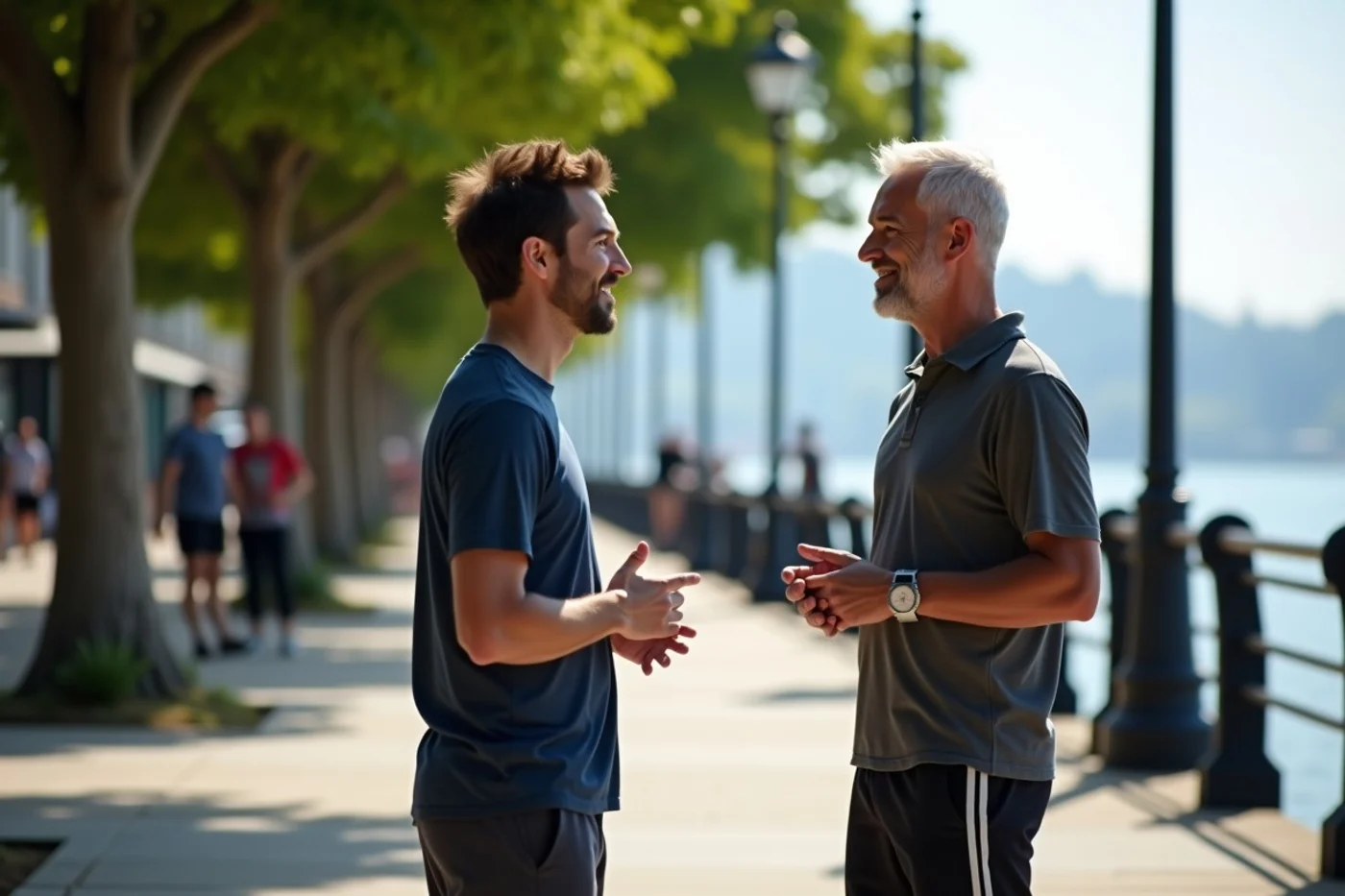 Running clubs create repeated contact around a shared interest - supporting editorial photograph