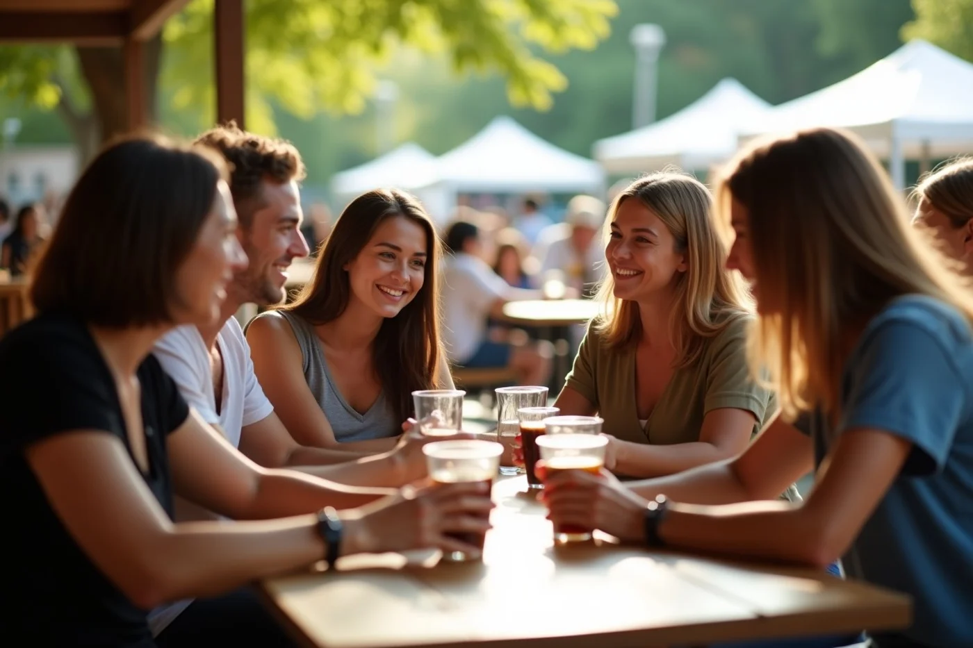 Some festival formats create more natural conversation than others - supporting editorial photograph
