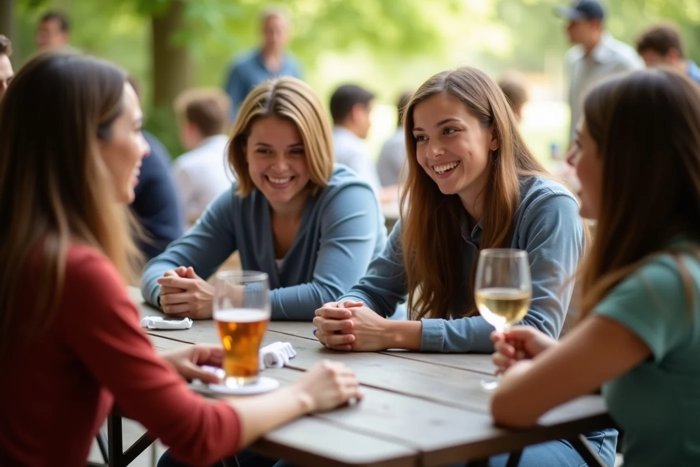 Choose social events that make conversation easier - supporting editorial photograph