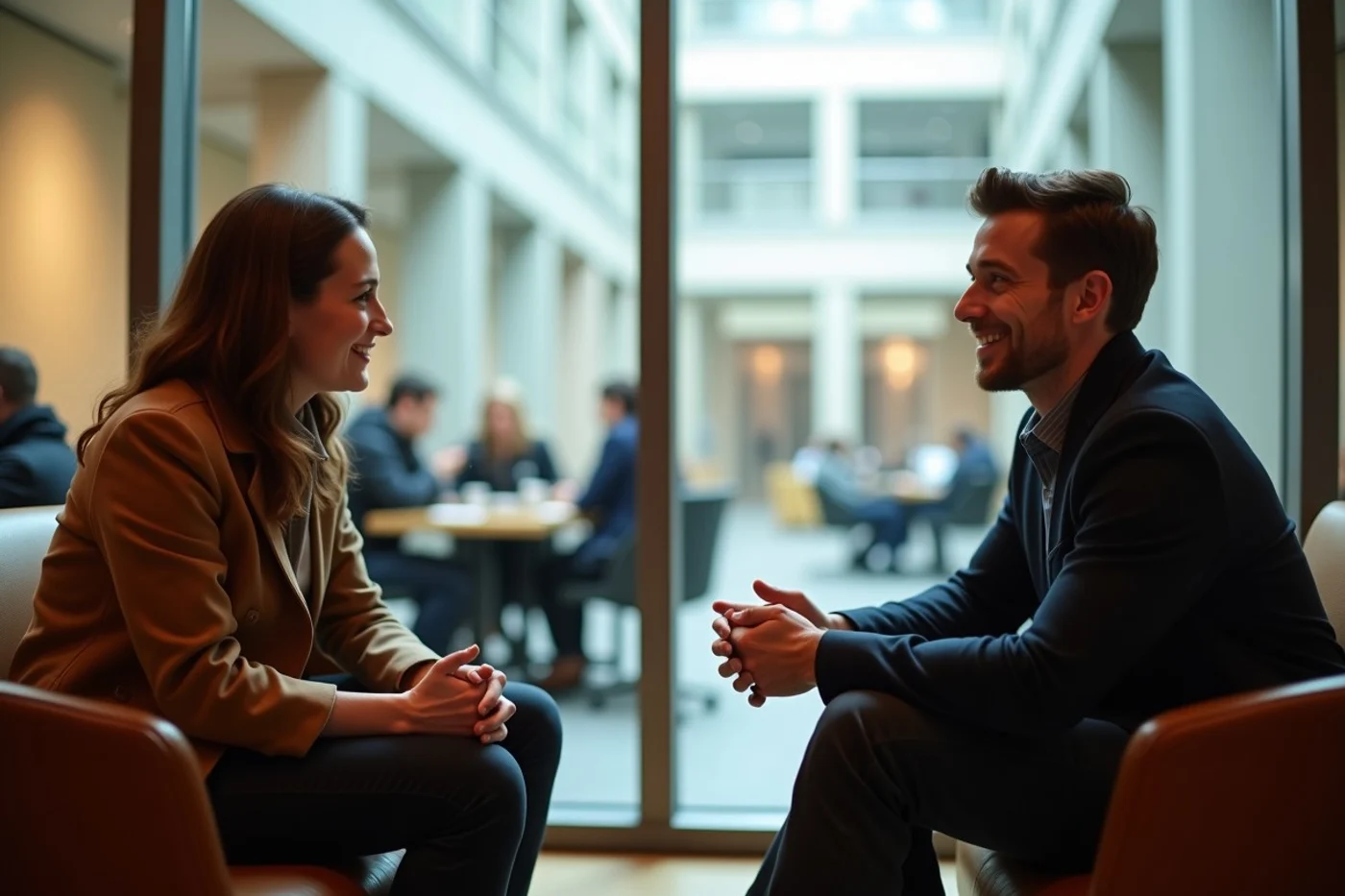 How to Start a Conversation in a Coffee Shop - editorial photograph
